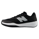 Men's FuelCell 696v7 D Width Tennis Shoes Black and White,Footwear,New Balance,,,Tennis Express,MH69689D-1