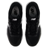 Men's FuelCell 696v7 D Width Tennis Shoes Black and White,Footwear,New Balance,,,Tennis Express,MH69689D-3