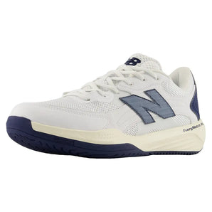 Men's EveryMatch PKL D Width Pickleball Shoes White and Zinc Blue,Footwear,New Balance,White/Zinc Blue,7,Tennis Express,MHEVM1DQ-y