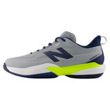 Men's NetRush PKL D Width Pickleball Shoes Light Zinc Blue and Navy,Footwear,New Balance,,,Tennis Express,MHNET3YG-1