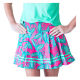 Women's Monroe Tennis Skort Flower-Apparel-Bubble-Flower-XS, [current_file_name-Tennis Express