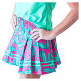 Women's Monroe Tennis Skort Flower-Apparel-Bubble-, [current_file_name-Tennis Express