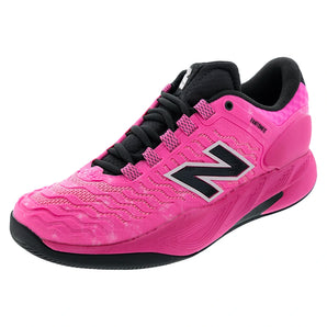 Men's Fresh Foam X CT-Rally v2 2E Width Tennis Shoes Pink Heat and Black,Footwear,New Balance,Pink Heat/Black,8,Tennis Express,MRAL2BG2E_acbe2116-05f4-4c9d-9e56-c12d1be74d21