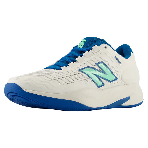 Men's Fresh Foam X CT-Rally v2 D Width Tennis Shoes White and Angora,Footwear,New Balance,White/Angora,7,Tennis Express,MRAL5RF-y