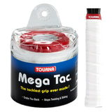 Mega Tac 30 Pack Tennis Grip White-Accessories-Tourna-MT-30XLW-Tennis Express