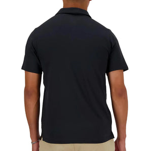 Men's Performance Tennis Polo Black-Apparel-New Balance-MT41401-BKS24-1-Tennis Express
