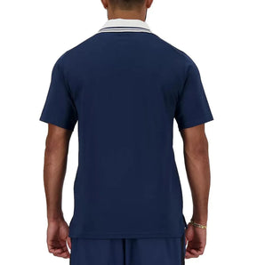 Men's Tournament Tennis Polo Navy-Apparel-New Balance-MT41402-NNY-2-Tennis Express