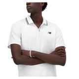 Men's Tournament Tennis Polo White-Apparel-New Balance-MT41402-WT-5-Tennis Express