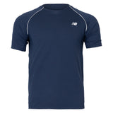 Men's Tennis Tournament Top NB Navy-Apparel-New Balance-MT6116GM-NNY-X-Tennis Express