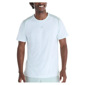 Men's NYC Tournament Tennis Top Mint Water,Apparel,New Balance,Mint Water,S,Tennis Express,MT6203YC-MNWF26-3