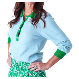 Women's Mulligan Tennis Sweater Light Blue-Apparel-Bubble-MULS-LB-2-Tennis Express