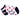 Women's Meet Your Match Pickleball Socks 3 Pack Pink Paddles-Socks-Ame and Lulu-MYMS-P-3PK-S25-3-Tennis Express