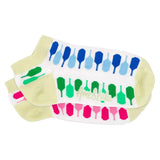 Women's Meet Your Match Pickleball Socks-Socks-Ame and Lulu-MYMS-P-B-mlti-1-Tennis Express