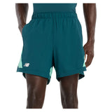 Men's Tournament Novelty Tennis Short Medusa Green,Apparel,New Balance,Medusa Green,S,Tennis Express,Mb6120hxaav_70copy