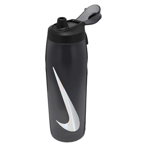 Refuel Bottle Locking Lid 32 Oz Anthracite and Black, Nike, Anthracite/Black, Tennis Express, N1007670-054-32H26-ANTHRACITE-BLACK-1