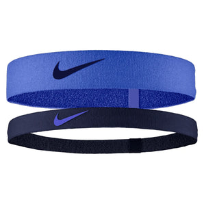 Unisex Flex Training Headband 2 Pack Sapphire and Midnight Navy-Accessories-Nike-N1009191-524-1-706945Tennis Express