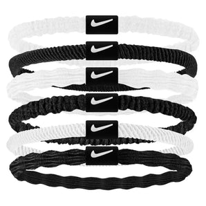 Unisex Flex Hair Tie 6 Pack White and Black,Accessories,Nike,White/Black,One Size,Tennis Express,N1009194-152F26-1