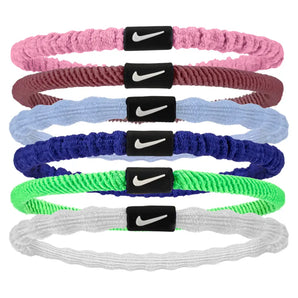 Unisex Flex Hair Tie 6 Pack Pink Rise and Smoke,Accessories,Nike,Pink Rise/Smoke,One Size,Tennis Express,N1009194-664F26-1