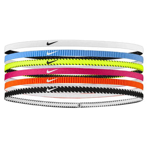 Youth Flex Classic Slim Training Headbands 6 Pack Volt and Vivid Pink-Accessories-Nike-N1011926-702F25-1-Tennis Express