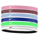 Unisex Flex Classic Headbands 6 Pack Pink Rise and Smoke,Accessories,Nike,Pink Rise/Smoke,One Size,Tennis Express,N1011927-664F26-1