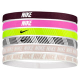 Unisex Flex Classic Printed Headbands 6 Pack Burgundy Crush and Silt Red-Accessories-Nike-N1011930-629H25-1-Tennis Express