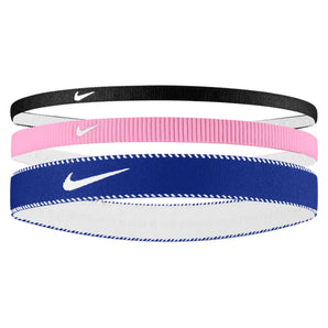 Unisex Flex Classic Mixed Width Training Headbands 3 Pack Black and Pink Rise,Accessories,Nike,Black/Pink Rise,One Size,Tennis Express,N1011933-061F26-1