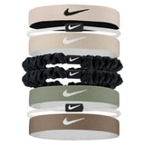Unisex Flex Classic Mixed Hair Ties 8 Pack Light Soft Pink and White,Accessories,Nike,Light Soft Pink/White,One Size,Tennis Express,N1011934-631F26-1