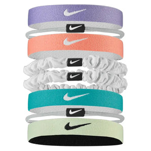 Unisex Flex Classic Mixed Hair Ties 8 Pack-Accessories-Nike-N1011934-F25-572-1-Tennis Express