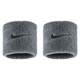 Swoosh Classic Wristbands 2 Pack, Nike, 005 Cool Grey/Black, Tennis Express, N1012405-BF26-005-COOL-GREY-BLACK-1