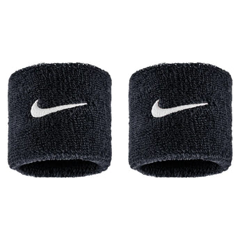 Swoosh Classic Wristbands 2 Pack, Nike, 010 Black/White, Tennis Express, N1012405-BF26-010-BLACK-WHITE-1