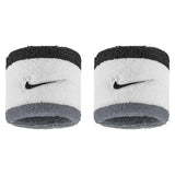 Swoosh Classic Wristbands 2 Pack, Nike, 122 White/Cool Grey, Tennis Express, N1012405-BF26-122-WHITE-COOL-GREY-1