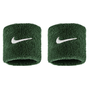 Swoosh Classic Wristbands 2 Pack, Nike, 319 Gorge Green/White, Tennis Express, N1012405-BF26-319-GORGE-GREEN-WHITE-1