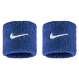 Swoosh Classic Wristbands 2 Pack, Nike, 400 Game Royal/White, Tennis Express, N1012405-BF26-400-GAME-ROYAL-WHITE-1