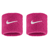 Swoosh Classic Wristbands 2 Pack, Nike, 639 Vivid Pink/White, Tennis Express, N1012405-BF26-639-VIVID-PINK-WHITE-1