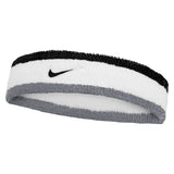 Unisex Swoosh Classic Headband, Nike, 122 White/Cool Grey, Tennis Express, N1012407-BH26-122-WHITE-COOL-GREY-1