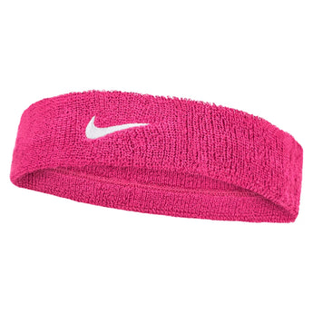 Unisex Swoosh Classic Headband, Nike, 639 Vivid Pink/White, Tennis Express, N1012407-BH26-639-VIVID-PINK-WHITE-1