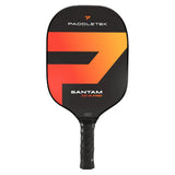 Bantam TS-5 Pro Standard Weight Thin 4 1/8 Grip Pickleball Paddle,Pickleball Paddles,Paddletek,Red,One Size,Tennis Express,NEBTS5-THIN-Red