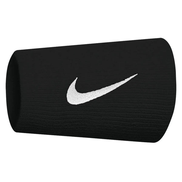 Premier Doublewide Tennis Wristbands 2 Pack Black and White-Accessories-Nike-NNN51-010U25-1-[Sku]-Tennis Express
