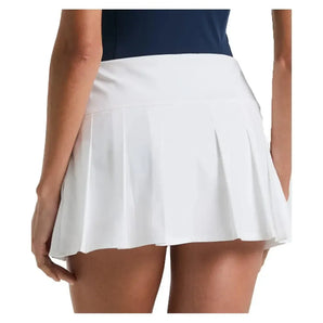 Women's Essentials Pleated 13 Inch Tennis Skort Bright White-Apparel-Penguin-O1BSF011-118B-1-Tennis Express