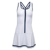 Women's Essentials Tennis Dress Bright White-Apparel-Penguin-O1DFE022-118S25-Tennis Express