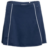 Women's Essentials Colorblock Flounce 15 Inch Tennis Skort Black Iris-Apparel-Penguin-O1KBSF19-417S25-Tennis Express