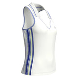 Women's Racer Polo Tennis Tank Bright White,Apparel,Penguin,118 Bright White,XS,Tennis Express,O1KG016-1