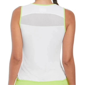 Women's Colorblock Tennis Tank with Cutout Detail Bright White-Apparel-Penguin-O1KSE022-118S24-1-Tennis Express