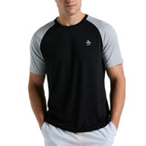 Men's Blocked Performance Tennis Tee-Apparel-Penguin-O1KSF015-001-Tennis Express