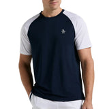 Men's Blocked Performance Tennis Tee-Apparel-Penguin-O1KSF015-417-Tennis Express