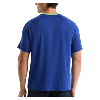 Men's Linear Color Block Tennis Crew Surf the Web,Apparel,Penguin,,,Tennis Express,O1KSG010-1