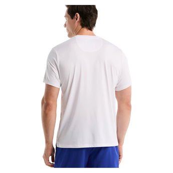 Men's Performance Chest Blocked 3 Snap Henley Tennis Polo Bright White,Apparel,Penguin,,,Tennis Express,O1KSG012-1