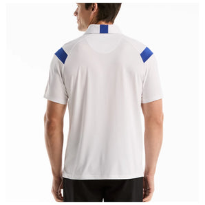 Men's Raglan Stripe Tennis Polo Bright White,Apparel,Penguin,,,Tennis Express,O1KSG013-1