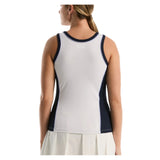 Women's Mixed Texture Square Neck Tank Bright White,Apparel,Penguin,,,Tennis Express,O1KSG033-1