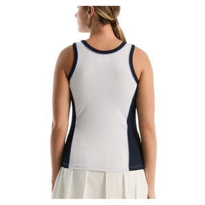 Women's Mixed Texture Square Neck Tank Bright White,Apparel,Penguin,,,Tennis Express,O1KSG033-1